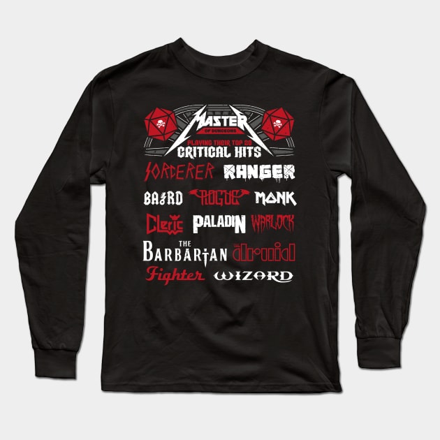 Master of Dungeons Festival Shirt Long Sleeve T-Shirt by RetroReview